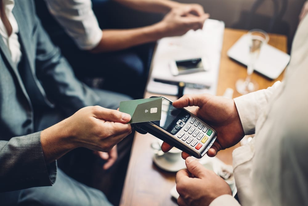 contactless bank card